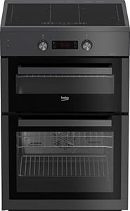 Beko BDI6C55FA 60cm Electric Cooker with Induction Hob - Anthracite - A/A Rated