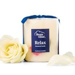 Sleepy Cloud Co Relax Small Botanical Candle | 1 Wick | Aromatherapy | Damask Rose Fragrance | Gift for Any Occasion | Luxury Scented Candle