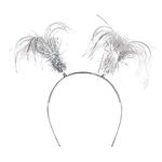 Amscan Ponytail Headbopper, Party Accessory, Silver