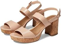 Kenneth Cole Reaction Womens Reebeka Platform Sandals Beige 10 Medium (B,M)