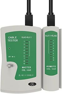 Merkmak RJ45 RJ11Cat5 Cat6 LAN Cable Tester Handheld Network Cable Tester Wire Telephone Line Detector Tracker Tool kit