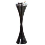 Standing Ashtray Detachable Ashtrays Push Down Floor Stand Cigarettes Ashtray with Lid Black