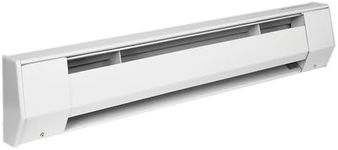 KING 4K1210BW K Series Baseboard Heater, 4' / 1000W / 120V, Bright White