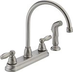 DELTA FAUCET P299575LF-SS Kitchen Faucet, Stainless, 1