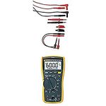 Fluke 117 Electricians True RMS Multimeter & Extech TL809 Electronic Test Lead Kit