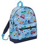 ScruffyTed Vehicles Boys Backpack For Kids Large Capacity Travel Rucksack Cars Trains Nursery School Bag