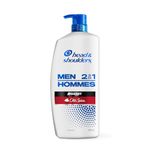 Head & Shoulders Anti-Dandruff Shampoo and Conditioner 2-in-1 For Men, 1% Pyrithione Zinc, Itchy Scalp, Old Spice Swagger, Cedarwood Lime Scent, 835 mL