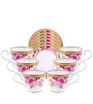 Noritake Japan – Premium and Luxurious Bone China Cup & Saucer Set of 12 pcs, for 6 People - NORITAKE Hertford - 12 Pcs Tea Set