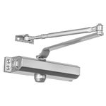 Dynasty Door Closer, Commercial Grade Size 4 Spring, Hydraulic Automatic Series 4000 Door Closer Sprayed Aluminum