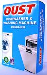 Oust Pack Of 2 Dishwasher & Washing Machine Deep Cleaning Descaler