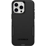 OtterBox iPhone 15 Pro MAX (Only) Commuter Series Case - Black, Slim & Tough, Pocket-Friendly, with Port Protection