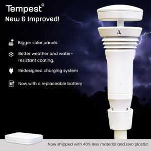 Tempest Wireless Weather System – All-in-One Home Weather Station