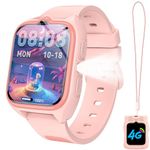 Kids Smart Watch,4G Smartwatch for Boys and Girls,GPS,Voice Chat,Video Calls, 800mAh Battery,SOS,LED Flashlight,Classroom Mode,Games,Camera, IP68 Waterproof,Children's Day gift for 4-15 Years Old