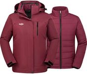 wantdo Women's Winter Snow Coat Mou