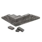 HEMOTON 2pcs 3 Simulated Brick Model Kit Water Soluble Mortar Brick Model Artificial Cement Clay