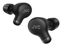 JVC Marshmallow Active Noise Canceling True Wireless Earbuds Headphones, Long Battery Life (up to 28 Hours), Sound with Neodymium Driver, Including Memory Foam Earpieces - HAA25TB Black