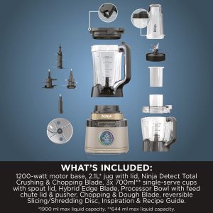 Ninja 3-in-1 Power Blender – Stone Gold, Multi-Function