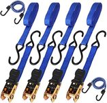 HORUSDY 4-Pack Ratchet Straps, 2,20