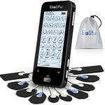 Belifu Dual Channel Tens Unit Electro Muscle Stimulator, Fully Isolated with Independent 24 Modes, Rechargeable Pulse Massager with Electrodes Pads for Neck Back Arms Chronic Pain Relief Body Building