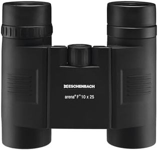 ESCHENBACH Optik 10 x 25 Arena F+ Weatherproof Foldable Binoculars - Handy Entry-Level Model for Hiking, Bird Watching, Events