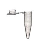 AANIJ® Micro Centri-fuge Tube Polypropylene made with Hinged Lid 1.5 ml Conical Bottom Graduated - Pack of 100 Pieces