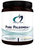 Designs for Health Pure PaleoMeal - Bone Broth Protein Powder with 17g Protein, Meal Replacement Shake Dietary Supplement with Active Folate + Chelated Minerals, Vanilla (15 Servings / 480g)