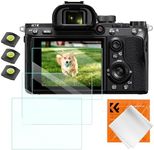 K&F Concept Screen Protector & Hot Shoe Cover Kit for Sony A9 A7III A7R II 7II 7S II A9II A7R III A1 RX1R RX1 RX10IV A7C A7S III A7R IV RX10 III RX10 II RX10 RX100 V RX100 VA RX100 IV RX100II RX100