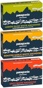 Patagonia Provisions Anchovies 3-Piece Bundle | Responsibly Sourced in Spain | 20g-22g Protein & Gluten Free | 4.2 Ounce (Pack of 3)