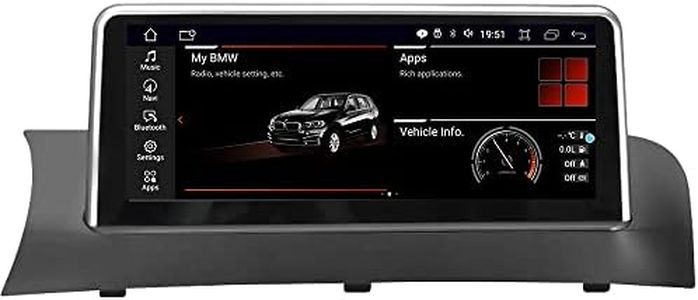 Car GPS Navigator Android 11 Auto Stereo for BMW X3 F25 X4 F26 2013-2017 NBT System Octa Core 6GB RAM 128GB ROM with iDrive System Retained 10.25 inch Touch Screen