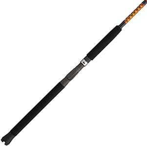 Ugly Stik Bigwater Conventional Fishing Rod, Black/Red/Yellow, 10' - Heavy - 20-40lb - 2pc