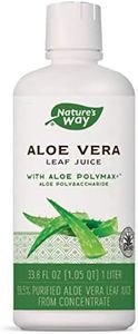 Nature's Way Aloe Vera Leaf Juice 99.5% Purified Aloe Vera Leaf Juice, 1 Liter (33.8 Fl Oz.), 33.8 Fluid Ounce