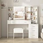 Fameill Vanity Desk with Mirror and