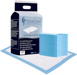 20 x Incontinence Bed Pads | 60 x 90 cm | Incontinence Bed Sheets | Disposable Bed Mats for Incontinence | Bed Protectors Kids & Adults | Maternity Bed Mat | (1 Pack of 20)