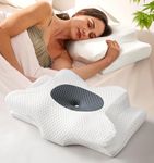 Dream Without Pain Cervical Neck Pillow for Sleeping, Ergonomic Side Sleeper Pillows for Adults, Cooling Orthopedic Pillow for Neck Relief Support, Memory Foam Pillows Back Stomach Sleepers