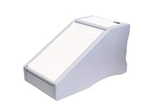 Pet Gear Stramp Stair and Ramp Combination, Dog/Cat Easy Step, Lightweight/Portable, Sturdy, ESSENTIAL GREY, Model Number: PG9916EG
