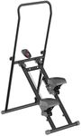 Climber & Stepper for Exercise, Full Body Workout Machine with Adjustable Incline, 300LBS Capacity, Rope and Pulley Resistance System, No Hydraulic Oil Heat Degradation, LCD Monitor for Home Gym