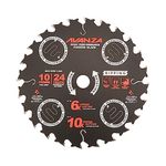 Avanza Full-Kerf TCT Saw Blade 10 X 24. Best suited for ripping woods and framing purposes. SUPER FAST! DuraShield™ coated and Anti-Vibration Technology in-built.