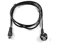 Optimum Orbis 3-Prong European EU 6 Ft 6 Feet Ac Laptop Power Cord Cable for Dell IBM Hp Compaq Asus Sony Toshiba Lenovo Acer Gateway MSI Notebook Computer Charger Spare Plug Mickey Mouse