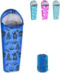 ANJ Outdoors 32F-59F Youth and Kids Sleeping Bag | Indoor/Outdoor Boys and Girls Sleeping Bag | Mummy Style, Lightweight Sleeping Bag for Kids