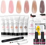 Makartt Poly Nail Gel Kit: 6 Nude C