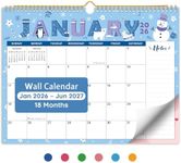 2026 Calendar,18-Month Wall Calenda