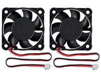 Kyrio DC Brushless Cooling Fan 12V, 40mm x 10mm Dual Ball Bearing 3D Printer Fan 4010 DC Axial Fan, Mini Quiet Cooling Fan for Computer Extruder Humidifier and Other Small Appliances 2 Pack