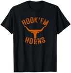 Hook'em Horns State of Texas Bull H