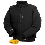 DEWALT DCHJ060ABB-XL Heated Soft Shell Jacket, XL, Black