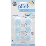 COMPAC HOME Plink Sink Drain Cleaner and Deodorizer, Air Fresheners for Garbage Disposal, Home Accessory Cleaning Products for Kitchen, Drain Cleaner, Lemon Scent, 6 Count (Pack of 1), 6 Tablets