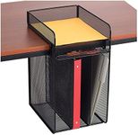 Safco Products 3241BL Onyx Mesh Vertical Hanging Desk Storage, Black