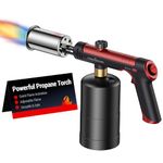 ThermoMaven Culinary Propane Torch Lighter, Adjustable Blow Torch for Sous Vide Searing Steak, BBQ, Grill, Campfire Charcoal Starter, DIY, Red (Propane Tank Not Included)