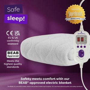Slumberdown Electric Blanket Single – Heated Bed Cover