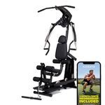 Centr Body Weight Home Gym Machine – Full Body Workout System with Cable Pulley, Leg Extension & Curl Station – Upper & Lower Body Strength Training Equipment for Home