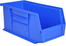 Pack of 20 x Rhino Tuff Bin30 Blue Plastic Storage Parts Bins - Stacking Component Box Ideal for Garage Workshop or Warehouse Picking Bin